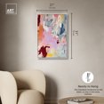 thumbnail image 5 of Flaming Abstract Retro Modern Abstract Canvas Wall Art by Art Remedy, White Floater Frame, 20"x30", 5 of 7