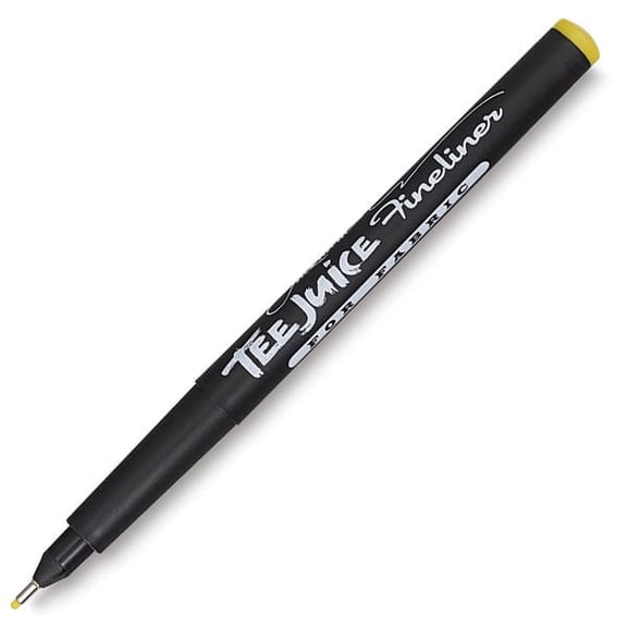 Jacquard Tee Juice Fabric Marker - Golden Yellow, Fine Point, Marker