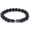 8MM silver, variant on Men Women Yoga Energy Stone Bracelet Volcanic Lava Beads Magnetic Hematite Arrow Stretch Bracelet Jewelry Gift