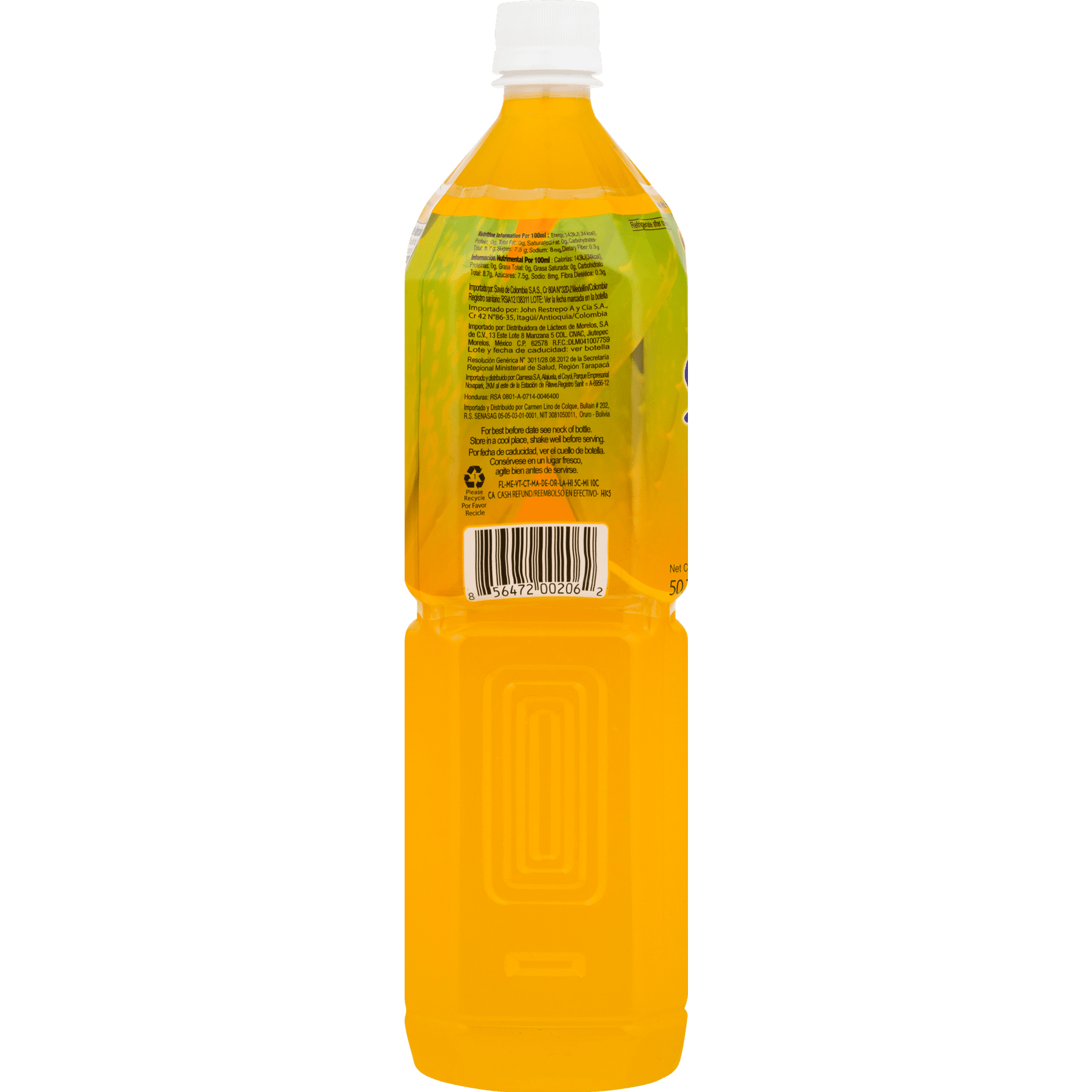 Savia Aloe Vera Juice, 50.7 Fl Oz, Mango, natural flavor - Walmart.com