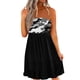 thumbnail image 1 of Sin tirantes de elasticidad para las mujeres verano estampado tubo Tops Casual Sexy fuera del hombro vestido de vacaciones Pompotops ghjkhdj18012, 1 of 5