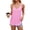 Barbie Pink, variant on Women's Eyelet Embroidery Sleeveless Camisole Scoop Neck