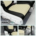 thumbnail image 4 of For 2018–2023 Honda Odyssey FH Group Neoprene Custom Fit Waterproof Car Seat Covers - 2nd Row Beige, 4 of 5