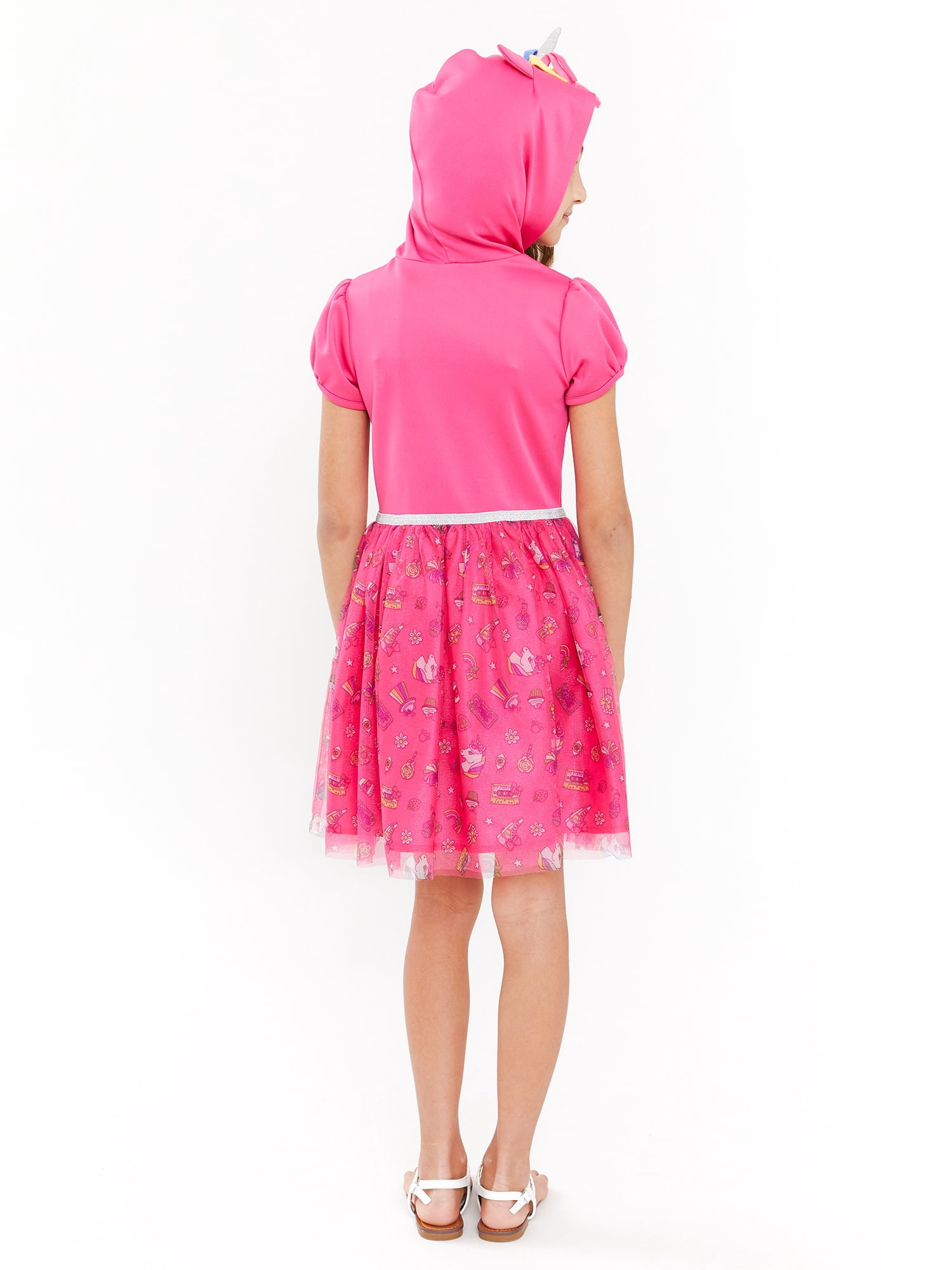 Girls Short Sleeve JoJo Siwa Cosplay Dress, Sizes 4-12