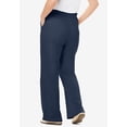 thumbnail image 3 of Woman Within Plus Size 7-Day Knit Wide-Leg Pull-On Pants, 3 of 6