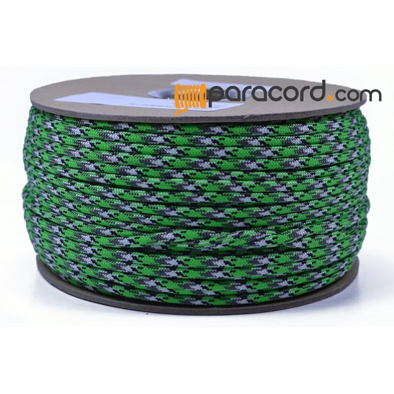 Bored Paracord Brand 550 Type III Paracord - Biosludge - 250 Feet Spool