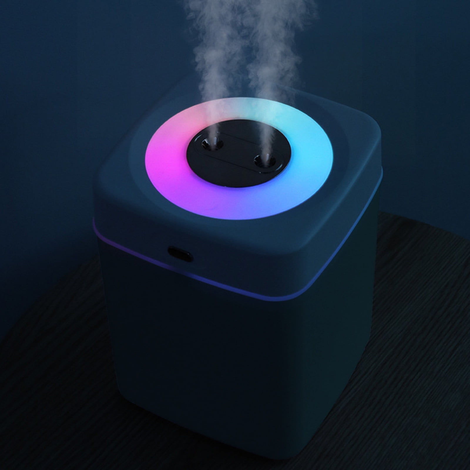 Dengmore Desktop Humidifier with Light USB Humidifier With Light Quiet Cool Mist Humidifier For Bedroom And Office Plants Easy To Clean