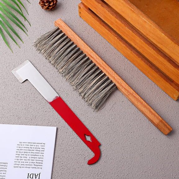 WEAVILUX Beekeeping Hive Tool Set 1 Piece Ergonomic Design Multicolor Beekeeper Tool for Honey Harvesting and Hive Maintenance