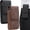 Brown+Black, variant on Waist Belt Cell Phone Pouch, Pu Leather Holster,Flip Cover; Rear Belt Clip; Multi-Pocket Design; For Men & Outdoor Use