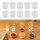 thumbnail image 5 of EeaseMX 50 vasos desechables de plástico de 25 ml, recipientes transparentes con tapa para gelatina, yogur, mousses y salsas., 5 of 7
