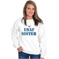 thumbnail image 3 of US Air Force USAF Sister Proud Sis Women Plus Size Sweatshirt Brisco Brands 4X, 3 of 5