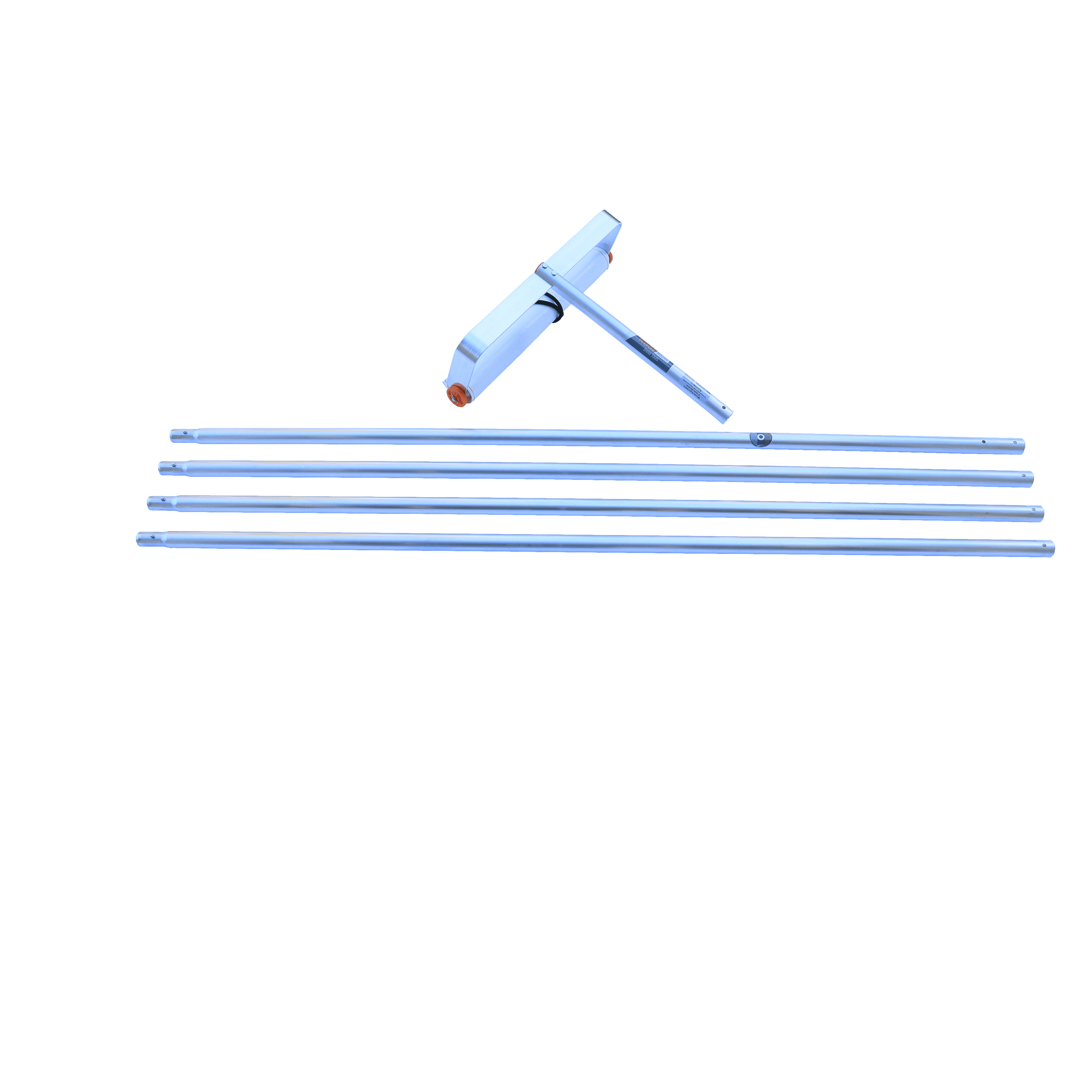 ROOF RAZOR Roof Rake | Heavy-duty-25ft of Pole | Easy | Fast Roof Snow Removal | Safe on Roof Wheels | 10ft Rugged Slide | MinnSNOWta Snow Rake | Roof Shovel | US Customer Support-USA Made