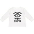 thumbnail image 3 of Inktastic Handpicked for Earth By My Brother in Heaven Angel Wings Boys or Girls Long Sleeve Toddler T-Shirt, 3 of 5