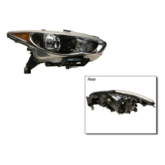 TYC SAE/DOT Approved Headlight Assembly Fits select: 2014-2015 INFINITI QX60, 2013 INFINITI JX35