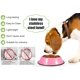 thumbnail image 4 of Cuencos para perros de acero inoxidable, comida y agua, antideslizantes, apilables, platos para cachorros para perros pequeños, medianos y grandes, rosa No. 3, 22 cm, 11-25 kg para perros pequeños y medianos ER, 4 of 5
