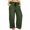 Army Green, variant on Drawstring Large Size Wide Leg Yoga Pants for Women High Waist Casual Sports Slow Running Wide Leg Yoga Pants