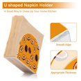 thumbnail image 4 of Passion Fruit Napkin Holder for Table Clear Napkin Stand Paper Holder Acrylic Organizer Dispenser Napkins for Dinner Kitchen Restaurant Room, 4 of 8