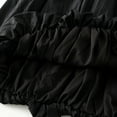 thumbnail image 6 of Stretchy Waist Bohemian Cotton Casual Half Skirt Ndbuld Holiday Gift Finder New High-waist Flower Skirt Lantern Skirt Skirt Mid-length A-line Skirt Mid-calf Skirt,Black, 6 of 6