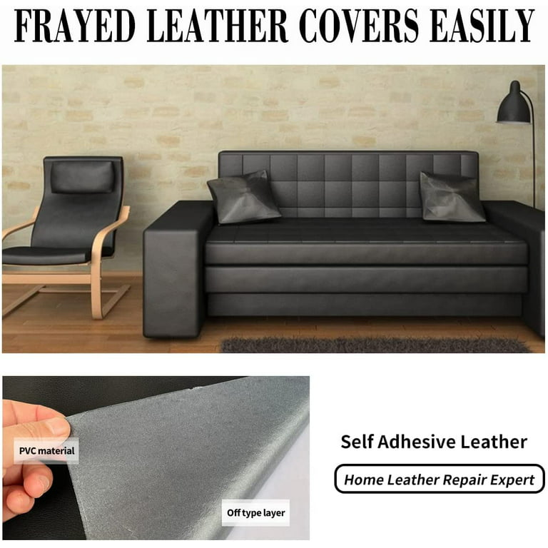 Leather Repair Patch 17X79 Inch Large Self-Adhesive Leather