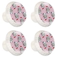 thumbnail image 1 of 4 Pcs Unicorn Knobs for Kitchen Cabinet Cupboard Dresser Bookcase Drawer Pulls Handles Round Home Decor, 1 of 1