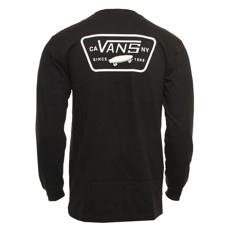 【英国限定】Vans Logo Back Tree T-Shirt Vans Guys' Full Patch Back Long-Sleeve Tee - Walmart.com