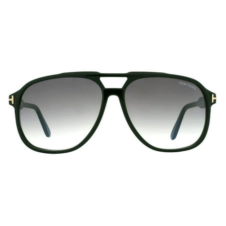 Tom Ford Raoul FT0753 01B Shiny Black Gradient Smoke 62 mm Men's Sunglasses