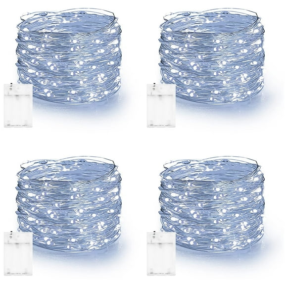 Guirnalda de luces LED deslumbrante, 80 pies, 240 LED, resistente al agua
