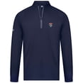 thumbnail image 2 of Men's Levelwear Navy Florida Panthers Theory Insignia Core Quarter-Zip Pullover Top, 2 of 3