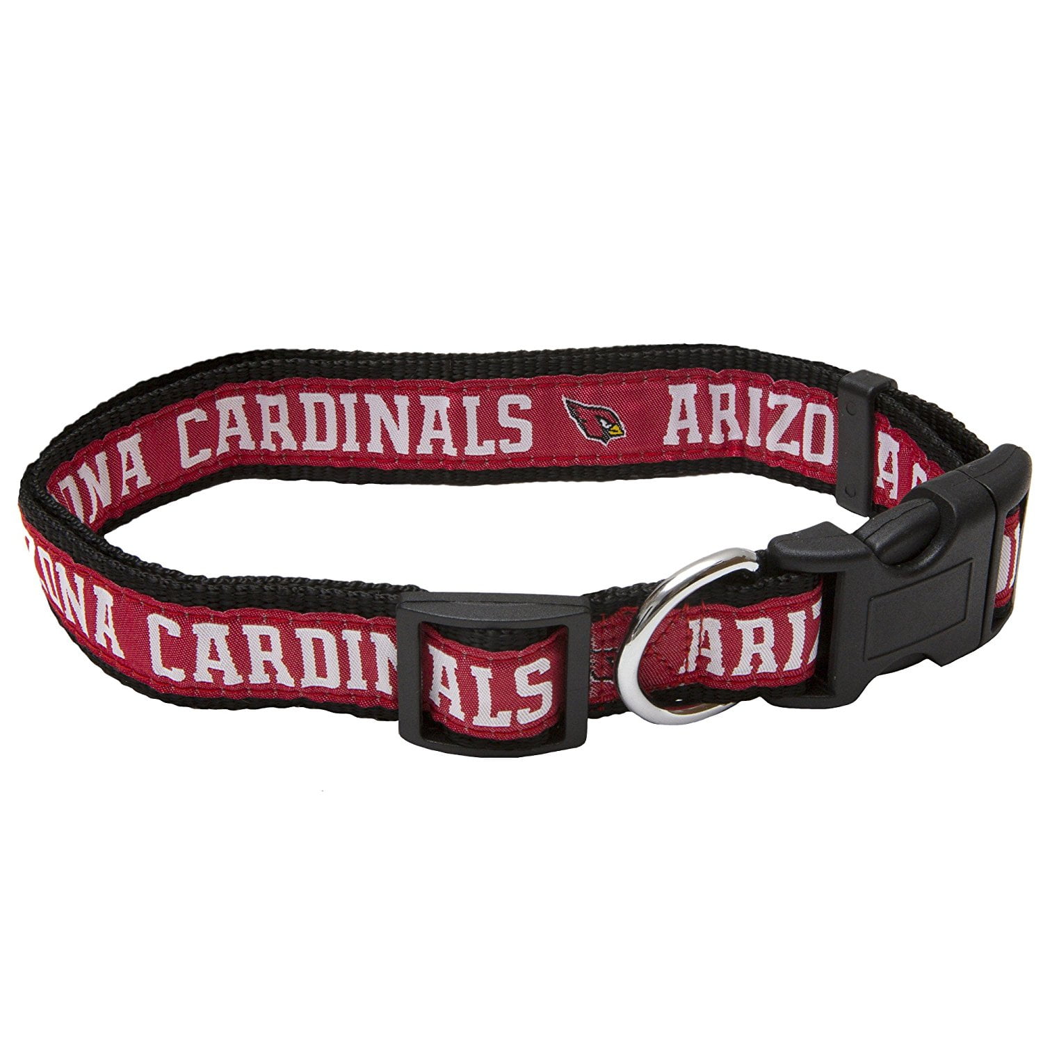 Pets First NFL Arizona Cardinals Dog Collar HeavyDuty, Durable