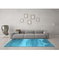 thumbnail image 3 of Ahgly Company Indoor Rectangle Oriental Light Blue Industrial Area Rugs, 2' x 4', 3 of 4