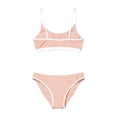 thumbnail image 3 of Bikini de Cintura Alta Bikini Deportivo de Mujer con Correas de Hombro Ajustables Traje de Baño de Alto Soporte Totalmente Cubierto, 3 of 7