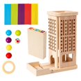 thumbnail image 1 of Juego de mesa de madera Matemáticas Toyes educativos 40 Coloridos palitos coloridos Juego de palos de madera Juego preescolar para niños Adultos Idea, 1 of 9