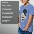thumbnail image 6 of Boy's Mickey & Friends Mickey Portrait Performance Graphic Tee Royal Blue Heather X Large, 6 of 9