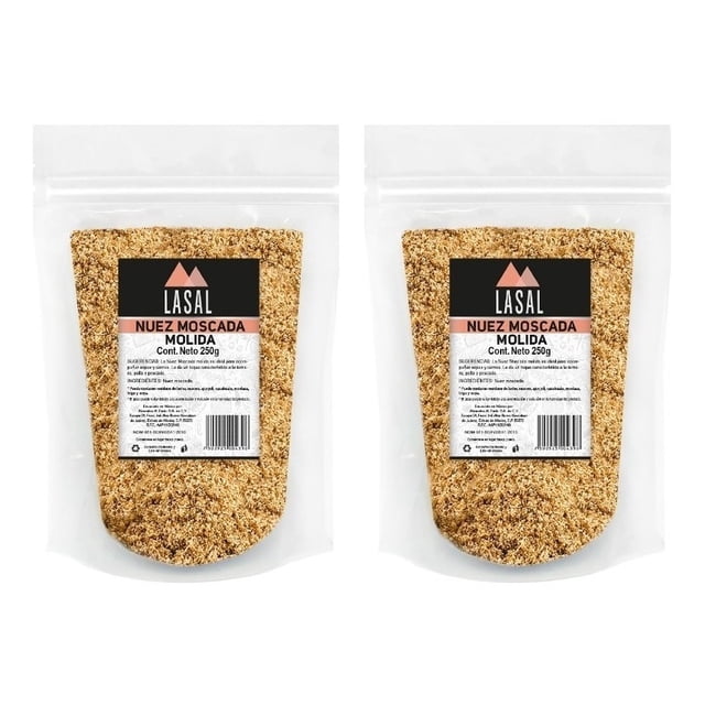 Nuez Moscada Molida 250 Gramos 2 Piezas