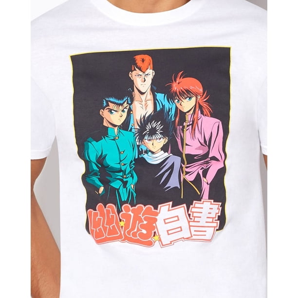 Yu Yu Hakusho Japanese Anime Men's Officially Licensed Group Tee T