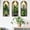 Green, variant on Orangide Faux Window Wall Decal, Peel and Stick Botanical Green Plant Sticker, Self-Adhesive Removable Art for Living Room, Bedroom, Home and Office Decor
