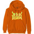 thumbnail image 4 of Billie Eilish Unisex Pullover Hoodie: Airbrush Flames Blohsh (Back Print), 4 of 11