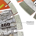 thumbnail image 5 of 14inch Diamond Concrete Saw Blade,15mm Segment Blade Cutting Masonry Brick Block Stone, 5 of 7