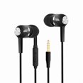 thumbnail image 2 of AuroraX In-Ear Earbuds,Workout Noise Cancelling 3.5mm Wired Headphones with Microphone,Deep Bass Music/Volume/Phone Control Earphone(Black), 2 of 3