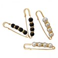 thumbnail image 1 of 6x 4 Piezas Moda Mujer Broche de Perlas Ajuste Decoración Pretina Clip Cierres Apretar DIY Cintura Pernos de Seguridad para Suéter, Bufanda, Camisa 6 piezas, 1 of 7
