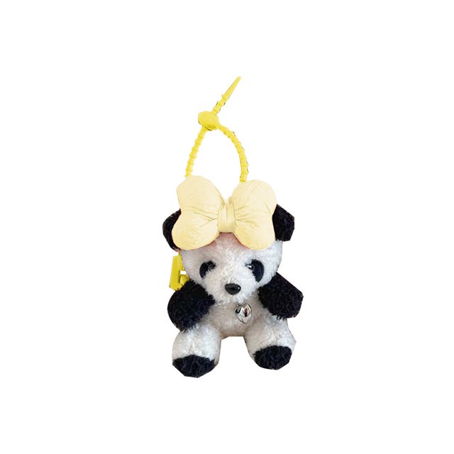 Linda Bolsa Escolar Linda Mascota Arco Oso Muñeca Llavero Linda Mochila Dulce Bicicleta Colgante Mochila Colgante Coche Decoración Y Selección de Regalos Lindos Accesorios Llavero