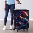 thumbnail image 4 of HELLHERO Anti Fade Suitcase Protective Cover for Airport Travel, Polyester Durable Luggage Cover, Colorful Dragon Pattern Design, 4 of 8