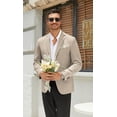 thumbnail image 4 of COOFANDY Men's Casual Blazer Lightweight Sport Coat Slim Fit Two Button Suit?, 4 of 6
