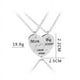 thumbnail image 4 of Regalos para mamá: rompecabezas para hermanas, 3 collares con colgante para la familia, collares con colgante de corazón roto para hermanas, 4 of 6