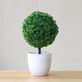thumbnail image 5 of Cheers.US Artificial Potted Plant Ball Simulated Floral Ball Topiary Tree Bonsai for Home Wedding Tabletop Decor, 5 of 7