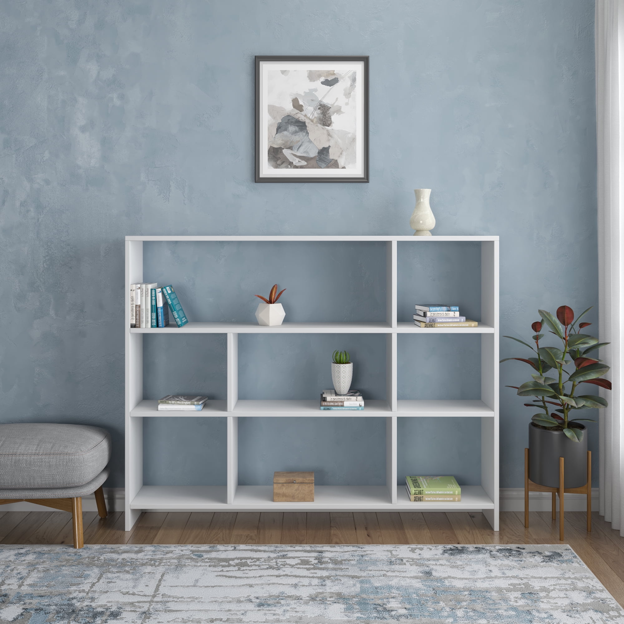 Ada Home Decor Furniture 4 Tier Open Shelf Mustard Briscoe Modern