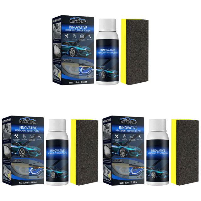 Polaco Reparación Faros Coche Kit para Esmalte Renovación