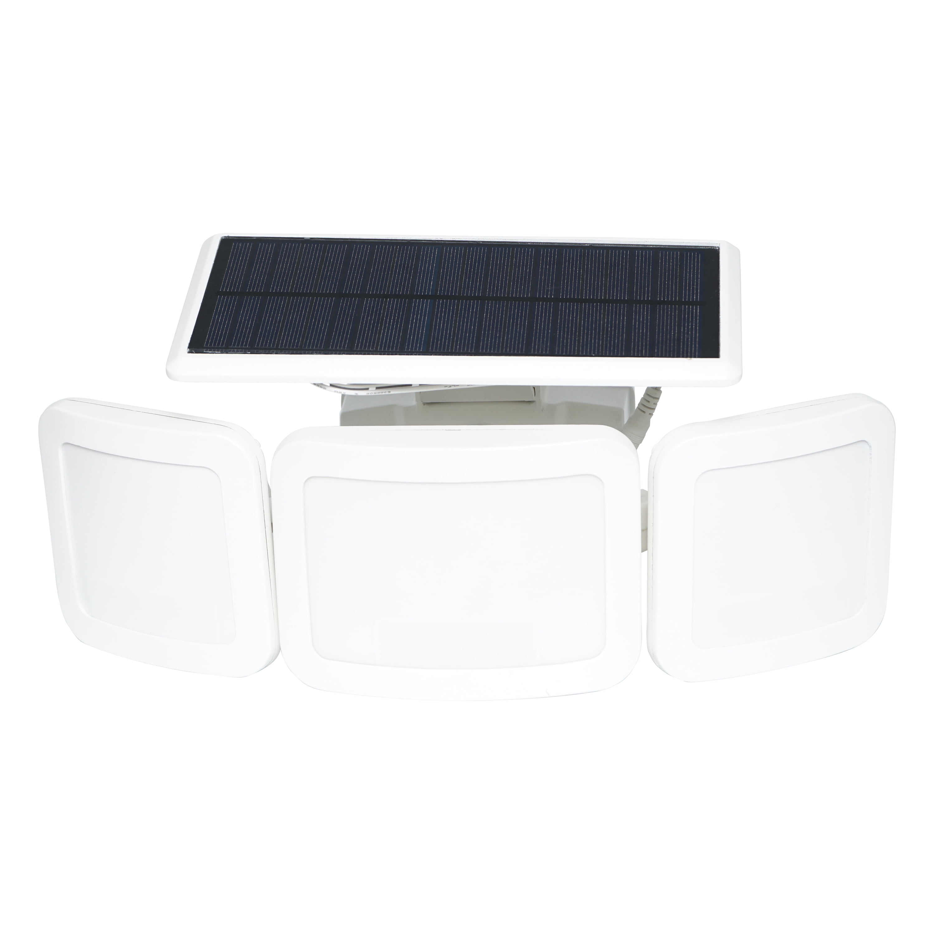 Westinghouse 3000 Lumen LED Triple Head Solar Security Light, 55-Watt Equivalent and Motion Activated