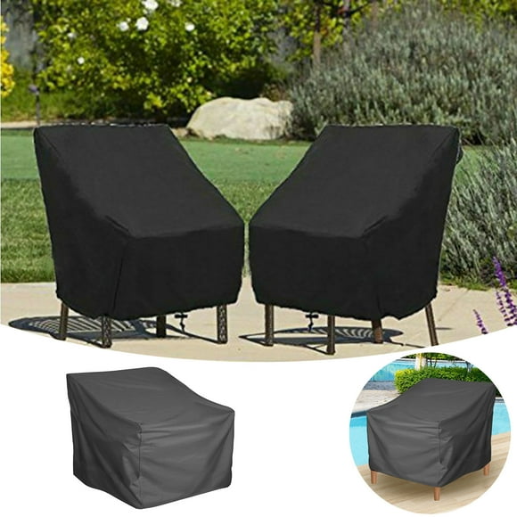 Housse de Protection pour Chaises de Jardin 210D et Chaises de Jardin Adaptées aux Chaises de Balcon Chaises Empilables Chaises de Jardin pour Patio Extérieur Housse en Polyester
