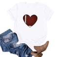 thumbnail image 1 of Blouse à Manches Courtes Imprimée Mode pour Femmes T-Shirt Col Rond Drôle, 1 of 3